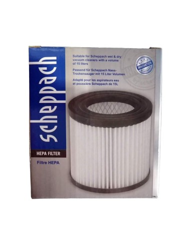 2 - Filtro hepa per aspiratore Scheppach asp15-es