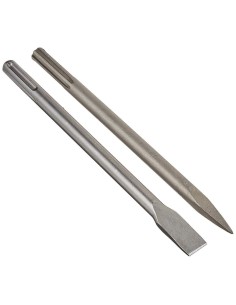 1 - Set scalpello piatto e punta sds-max x martello perforatore Scheppach dh1200max
