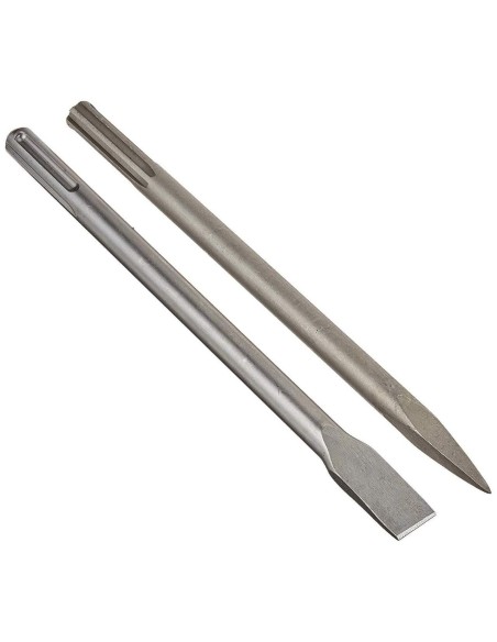 1 - Set scalpello piatto e punta sds-max x martello perforatore Scheppach dh1200max