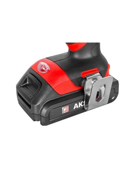 Trapano avvitatore a percussione a batteria brushless 18v 2 ah holzmann aks45ind