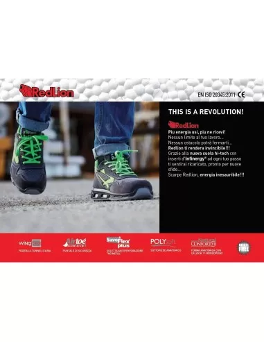 9 - SCARPA ANTINFORTUNISTICA UPOWER DA LAVORO BASSA U-POWER SUMMER S1P SRC