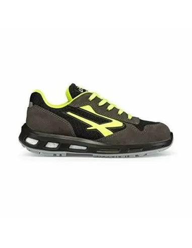1 - SCARPA ANTINFORTUNISTICA UPOWER DA LAVORO BASSA IN PELLE U-POWER YELLOW S1P SRC