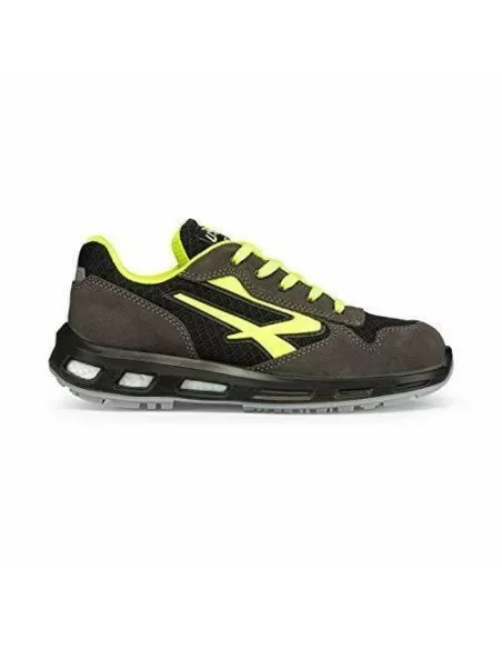 1 - SCARPA ANTINFORTUNISTICA UPOWER DA LAVORO BASSA IN PELLE U-POWER YELLOW S1P SRC