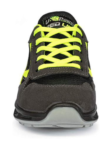 SCARPA ANTINFORTUNISTICA UPOWER DA LAVORO BASSA IN PELLE U-POWER YELLOW S1P SRC
