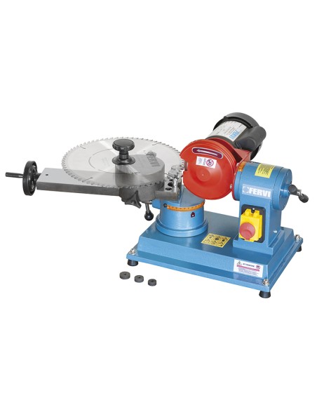 Affilatrice manuale per dischi lame seghe circolari Fervi 0804