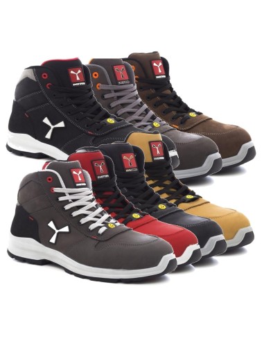 Scarpa antinfortunistica da lavoro alta s3 nabuck Payper get force mid n