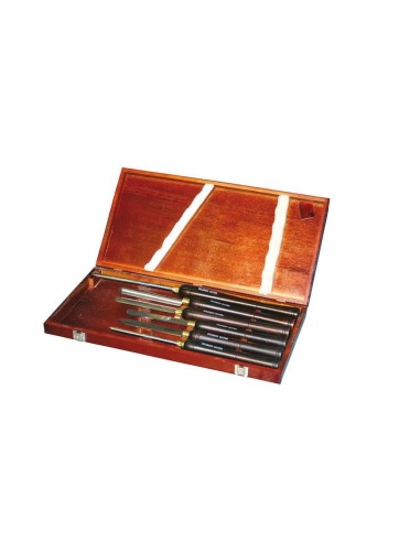 Set sgorbie scalpelli per tornio legno holzmann h6tlg