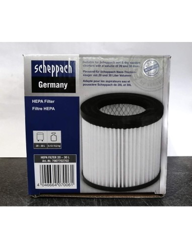2 - Filtro hepa per aspiratori Scheppach asp20-es asp30-es asp30-oes