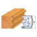 Coppia coltelli sagomati lavorazione legno per fresa toupie 40mm mod.06