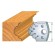 Coppia coltelli sagomati lavorazione legno per fresa toupie 40mm mod.21
