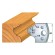 Coppia coltelli sagomati lavorazione legno per fresa toupie 40mm mod.89