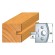 Coppia coltelli sagomati lavorazione legno per fresa toupie 40mm mod.16