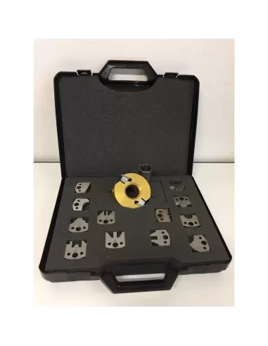 1 - Serie frese toupie per combinata lavorazione legno con testa portacoltelli