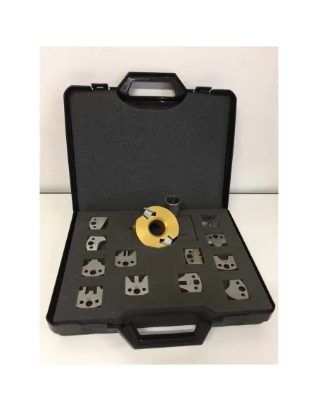 1 - Serie frese toupie per combinata lavorazione legno con testa portacoltelli