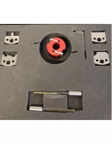 1 - Serie frese toupie per combinata lavorazione legno con testa portacoltelli