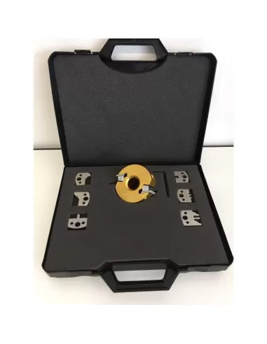 1 - Serie frese toupie per combinata lavorazione legno con testa portacoltelli