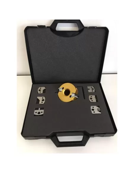 1 - Serie frese toupie per combinata lavorazione legno con testa portacoltelli