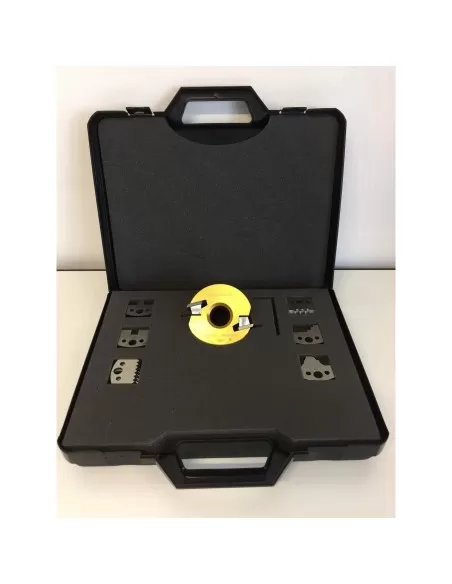 1 - Serie frese toupie per combinata lavorazione legno con testa portacoltelli