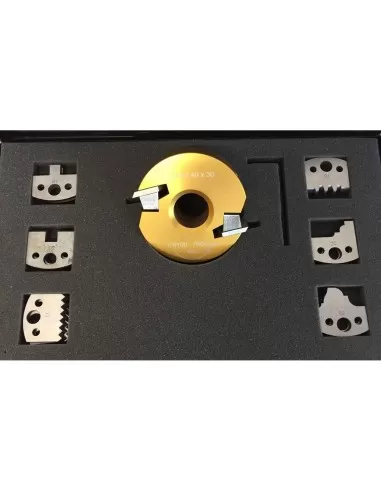 5 - Serie frese toupie per combinata lavorazione legno con testa portacoltelli