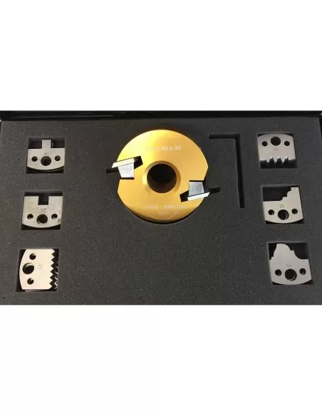 5 - Serie frese toupie per combinata lavorazione legno con testa portacoltelli