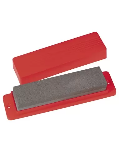 1 - Pietra per affilare in ossido di alluminio a doppia grana Fervi 0817