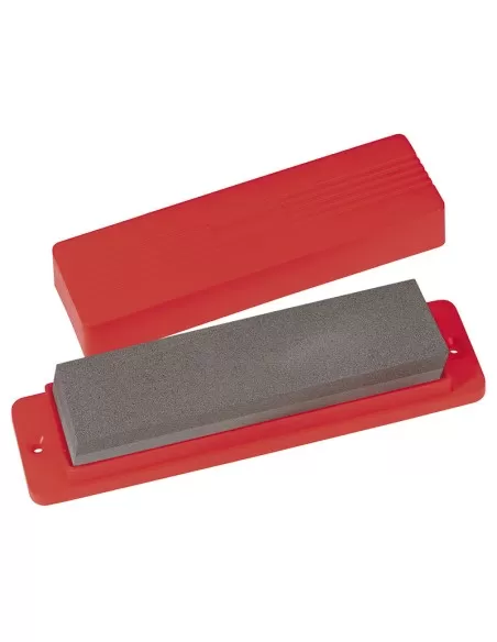 1 - Pietra per affilare in ossido di alluminio a doppia grana Fervi 0817 1 - Pietra per affilare in ossido di alluminio a doppia grana Fervi 0817