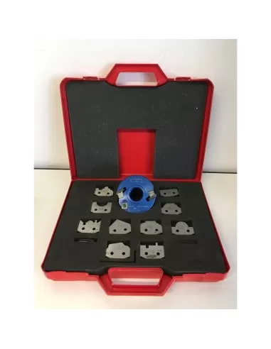 1 - Serie frese toupie per combinata lavorazione legno con testa portacoltelli