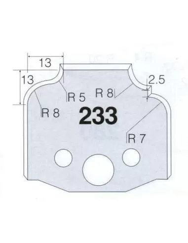 4 - Serie frese toupie per combinata lavorazione legno con testa portacoltelli