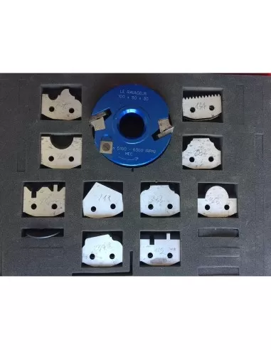 6 - Serie frese toupie per combinata lavorazione legno con testa portacoltelli