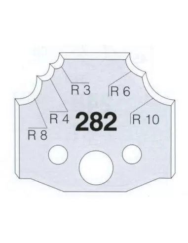 8 - Serie frese toupie per combinata lavorazione legno con testa portacoltelli