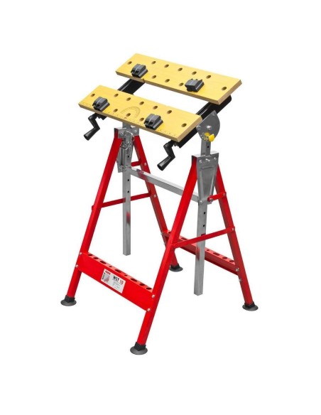 Cavalletto banco piano lavoro pieghevole richiudibile con morse holzmann wst10