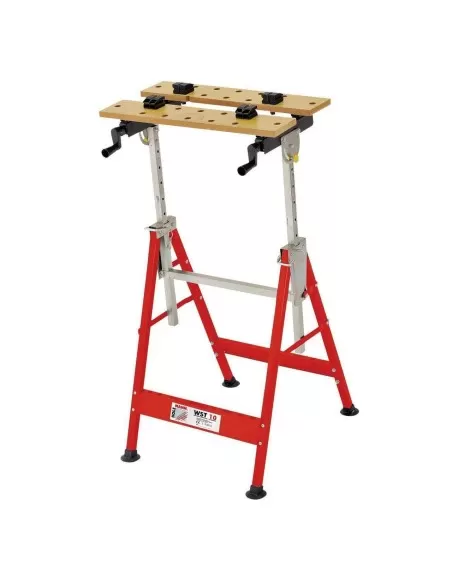 Cavalletto banco piano lavoro pieghevole richiudibile con morse holzmann wst10
