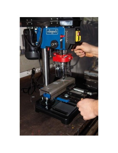 Trapano a colonna da banco con puntatore laser 500w 230v Scheppach dp16vls
