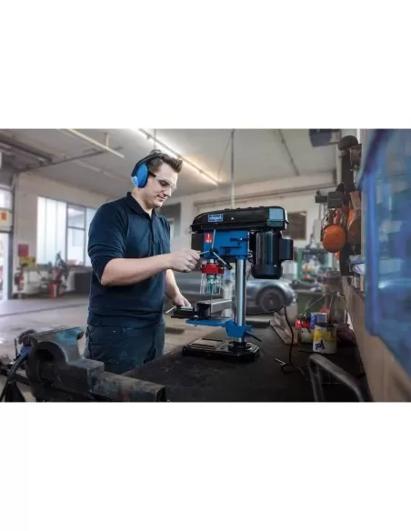 Trapano a colonna da banco con puntatore laser 500w 230v Scheppach dp16vls