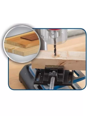 Trapano a colonna da banco con puntatore laser 500w 230v Scheppach dp16vls