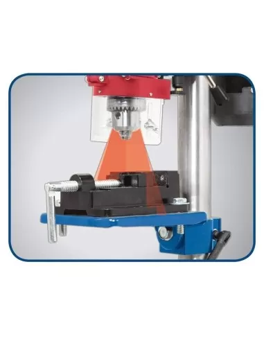 Trapano a colonna da banco con puntatore laser 500w 230v Scheppach dp16vls
