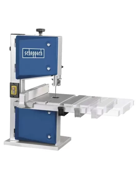 Sega a nastro Scheppach hbs30 per legno 350w goniometro e 3 lame incluse Sega a nastro Scheppach hbs30 per legno 350w goniometro e 3 lame incluse