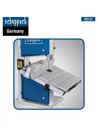 Sega a nastro Scheppach hbs30 per legno 350w goniometro e 3 lame incluse