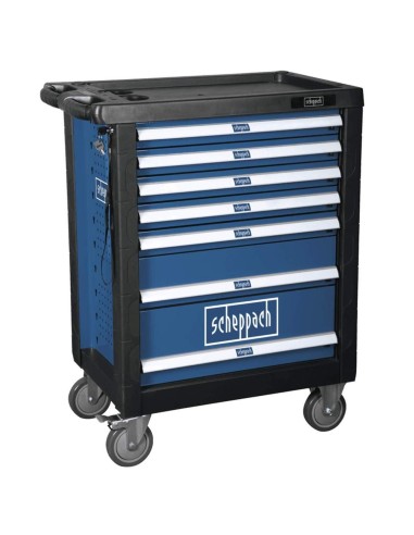 Carrello porta utensili con attrezzi per officina 263pz Scheppach tw1000