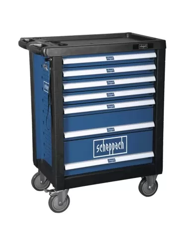Carrello porta utensili con attrezzi per officina 263pz Scheppach tw1000