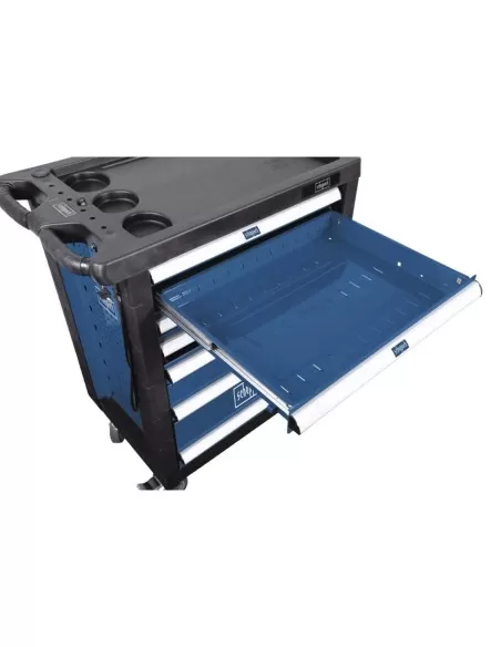 Carrello porta utensili con attrezzi per officina 263pz Scheppach tw1000