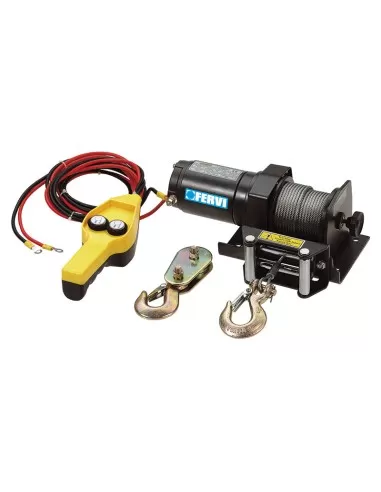 Argano vericello paranco montacarichi elettrico 12 v Fervi 0630/0900