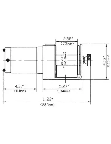 Argano vericello paranco montacarichi elettrico 12 v Fervi 0630/0900