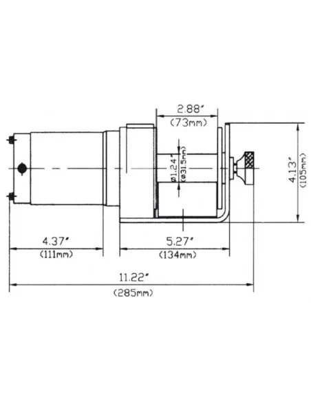 Argano vericello paranco montacarichi elettrico 12 v Fervi 0630/0900