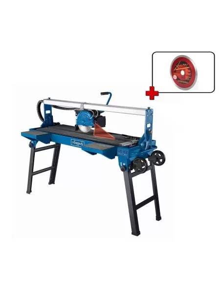 Tagliapiastrelle elettrica acqua 92cm Scheppach fs3600+disco Montolit cph200 mm