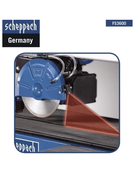 Tagliapiastrelle elettrica acqua 92cm Scheppach fs3600+disco Montolit cph200 mm