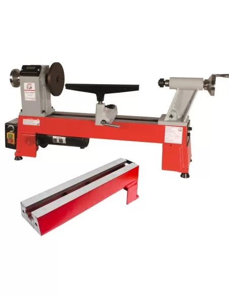 1 - Tornio da legno 770w 460mm da banco holzmann d460fxl + prolunga d460bvl