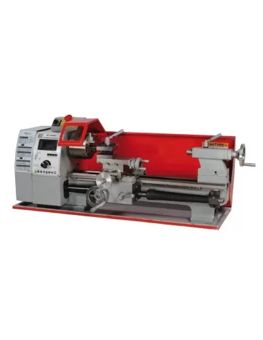 Tornio parallelo metallo velocita' variabile holzmann ed400fd + utensili 9tlg10