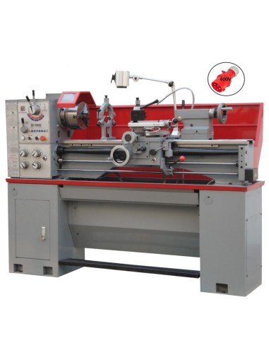 Tornio parallelo da ferro metallo 400v holzmann ed1000g