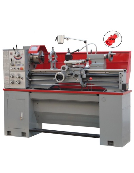 Tornio parallelo da ferro metallo 400v holzmann ed1000g